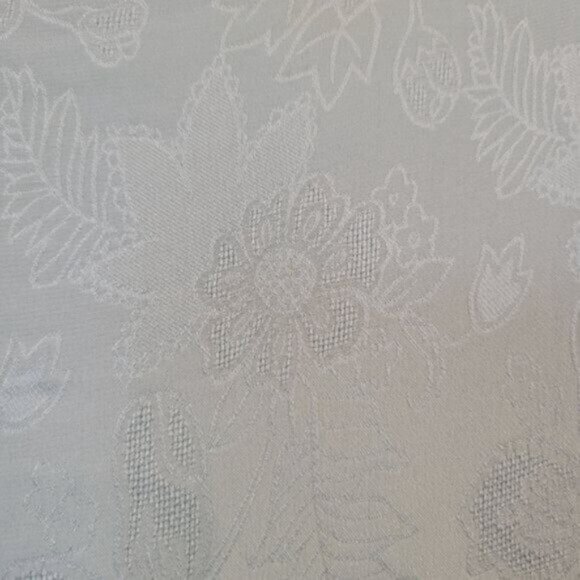 Vintage Carol Peretz 100% Silk Floral Lace Shoulder Hem Midi Maxi Dress - Picture 7 of 13